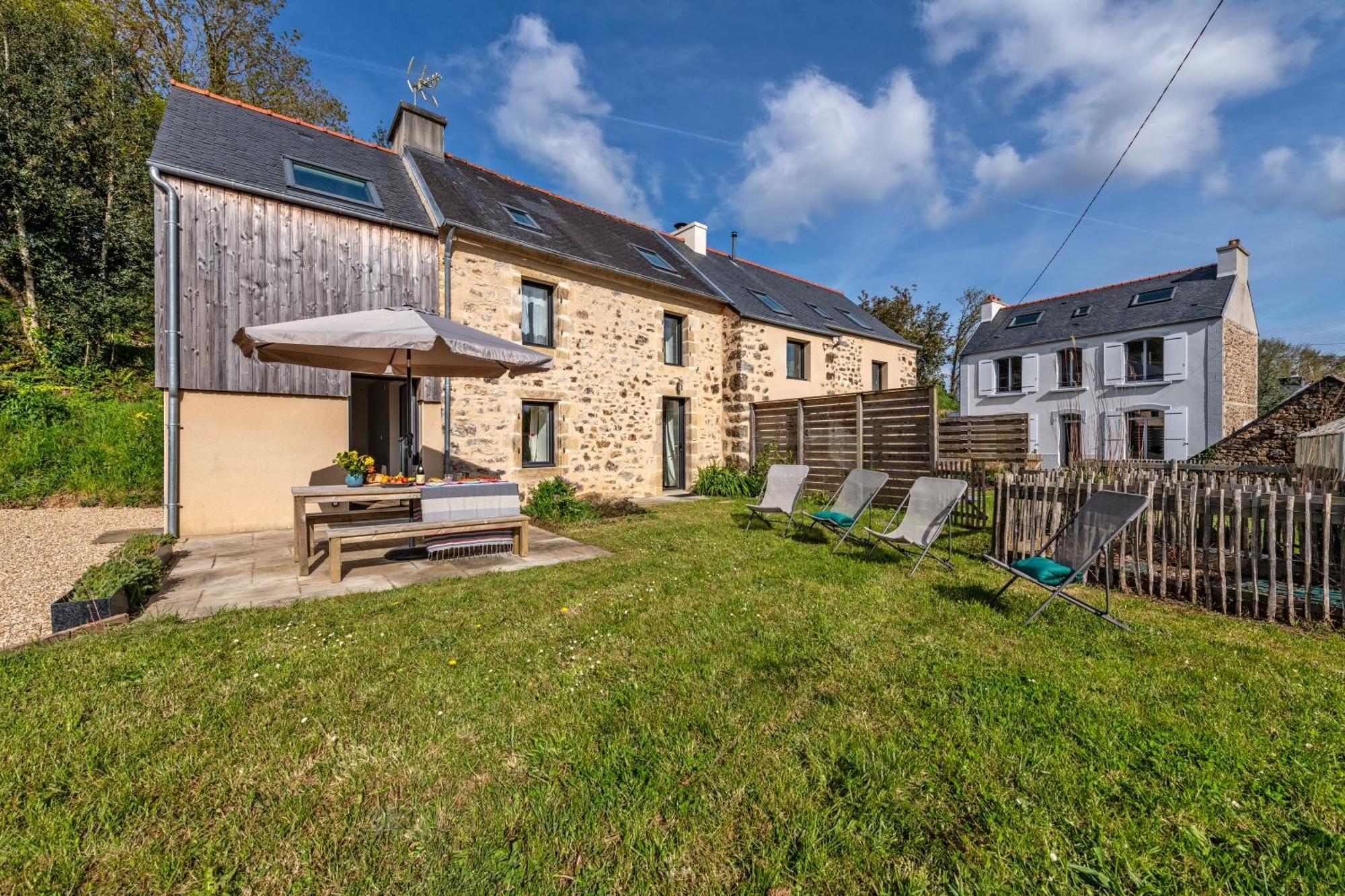 Toudig - Maison Avec Terrasse Et Jardin Plougastel-Daoulas Extérieur photo